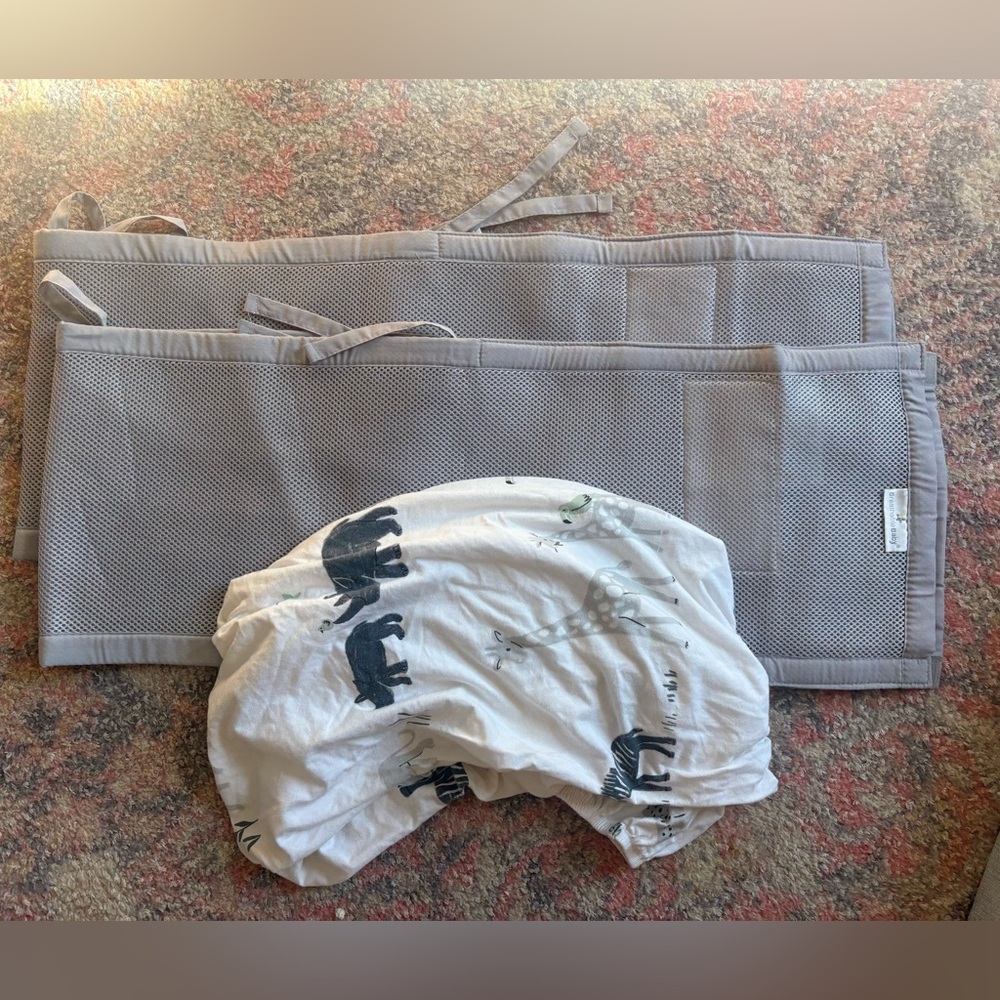 Crib liner & sheet